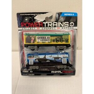 JAKKS Pacific Power Trains Series 2 Animal Freight Car NIB HO Gauge 2012 #48631